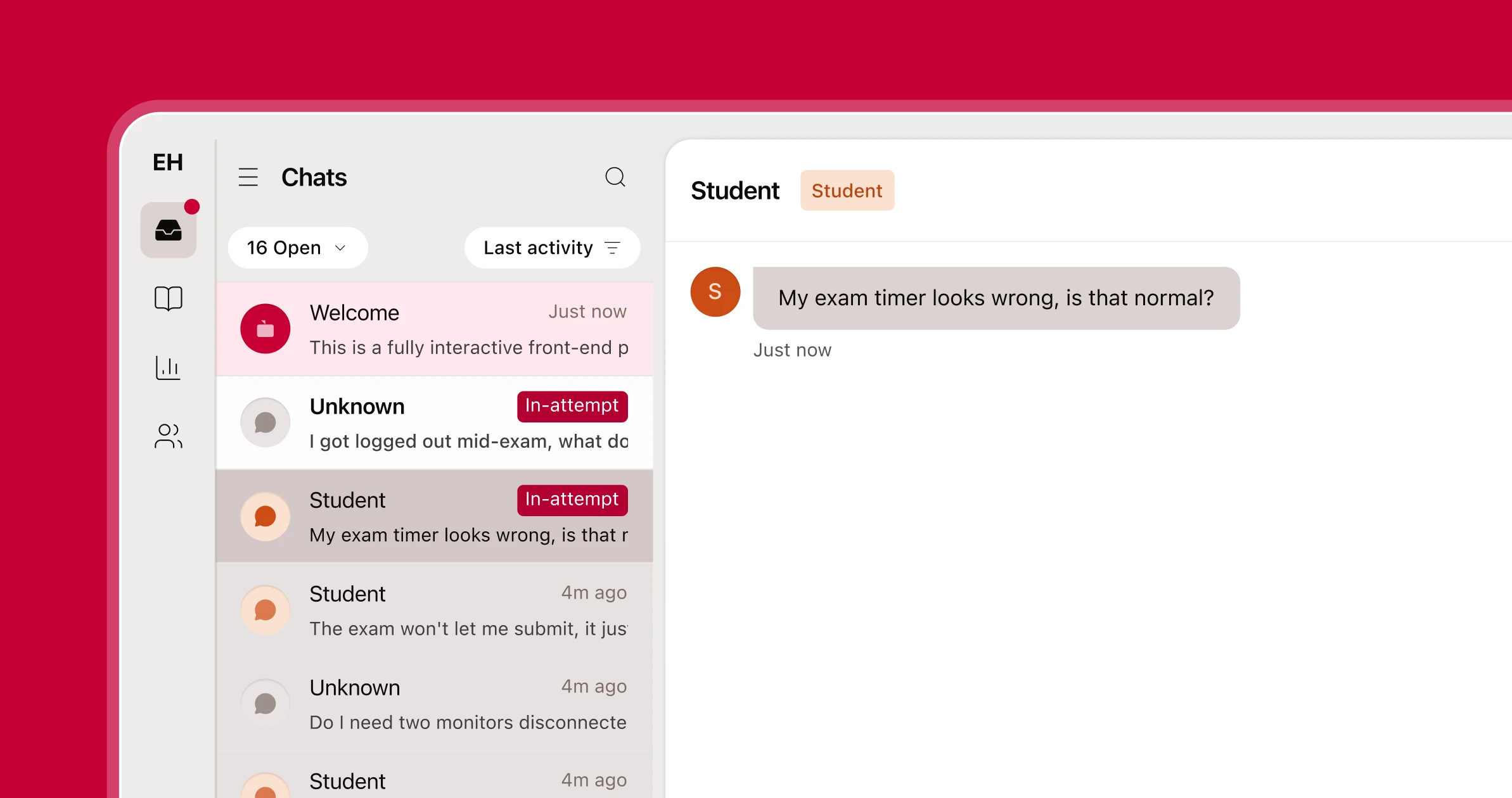 Support Agent Dashboard